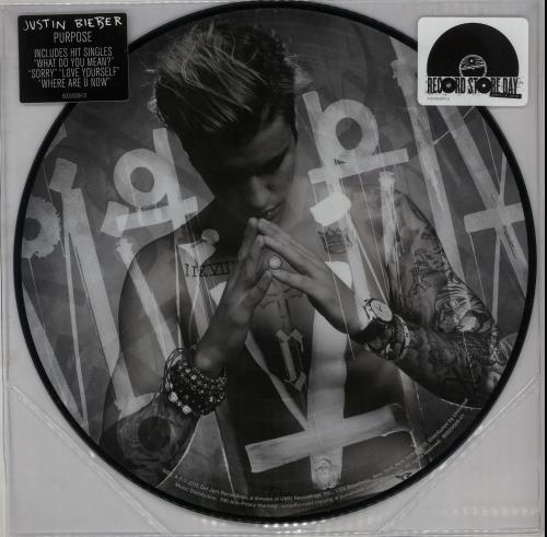 Justin Bieber Purpose ピクチャーディスク レコード